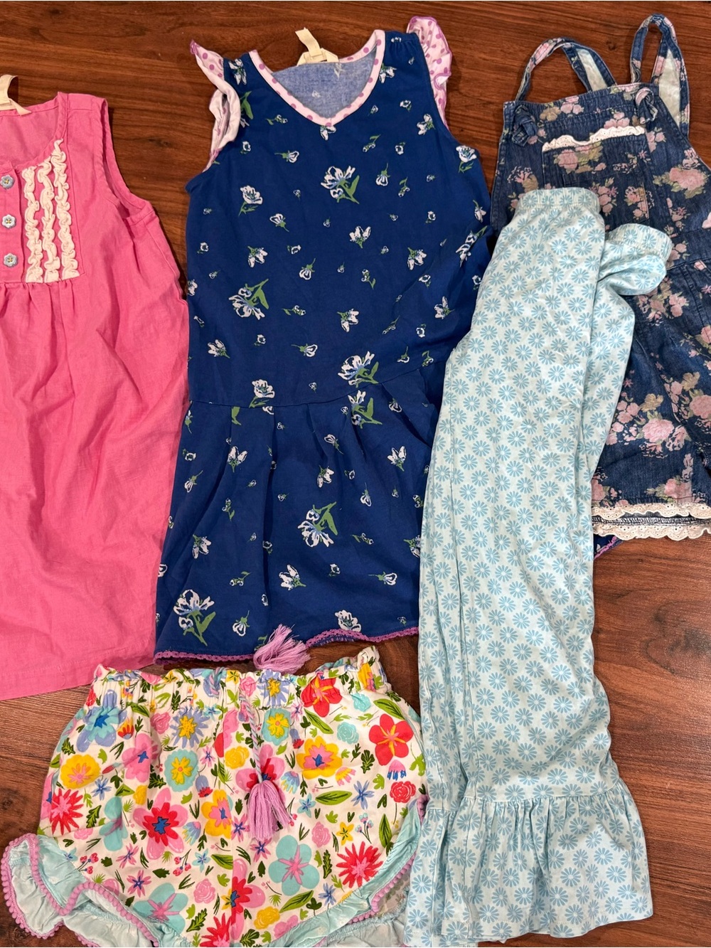 Matilda Jane Girls Mixed Dress Set in Navy, Pink, Floral